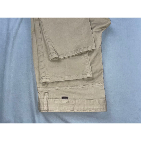 Zara Man Basic Collection Flat Front Stretch 5-Pocket Stretch Chino Pants. 34X32 - Picture 5 of 9